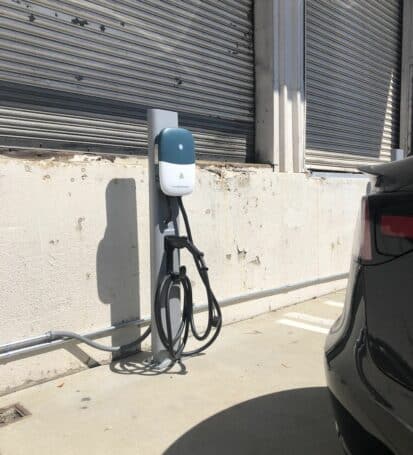 Commercial Dual EV Charging station, Dual CSE1 Level-2, 48A, RFID -  Cyberswitching