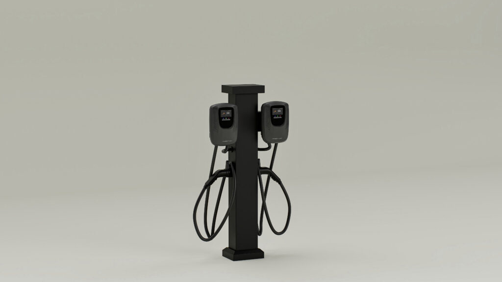 Dual Commercial EV charger, 80A