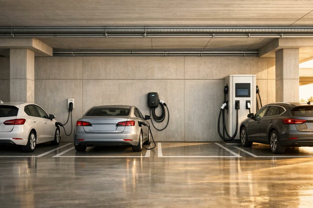 How to Choose EV Chargers for Apartment Buildings